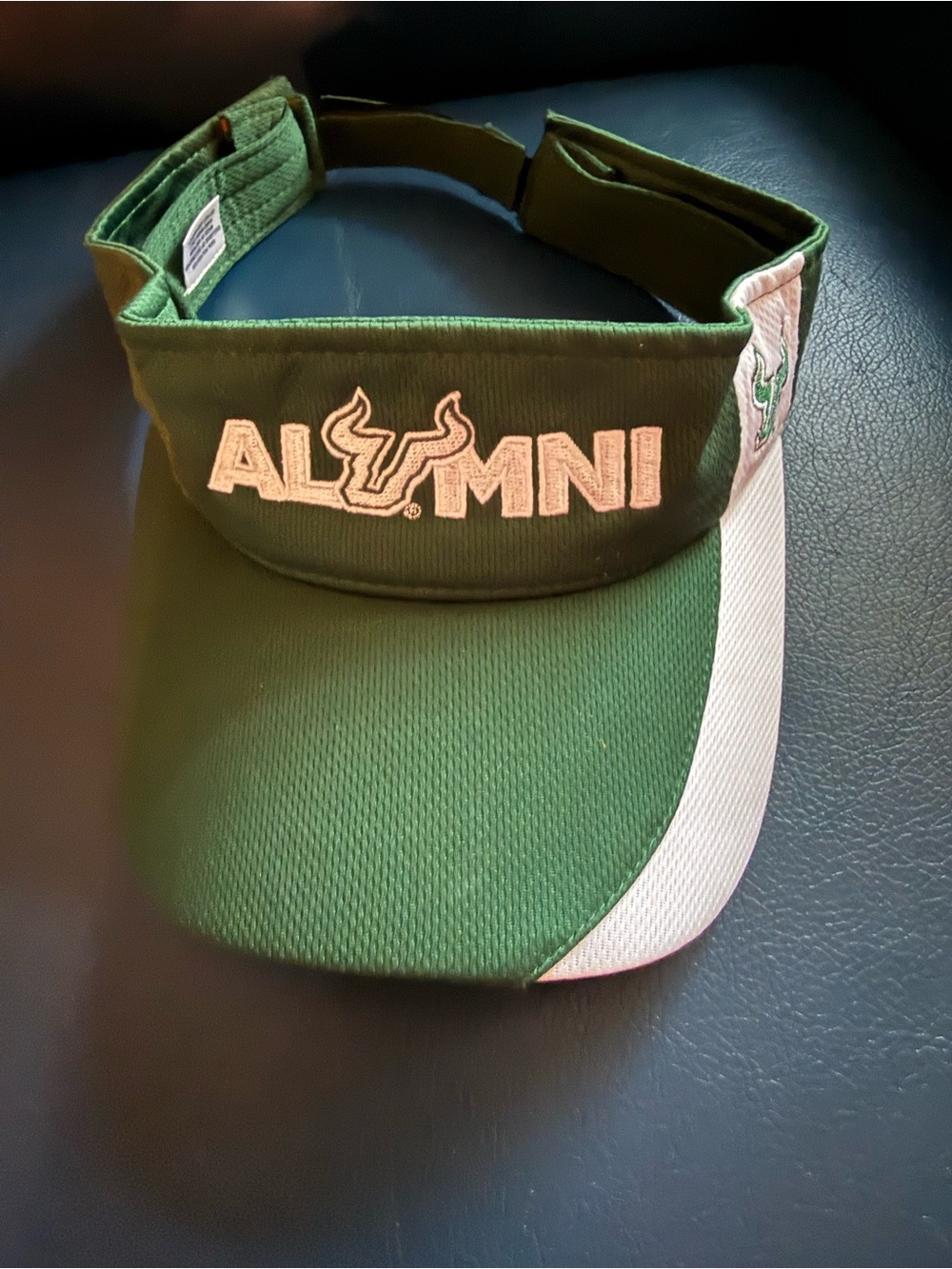 USF Green 'Alumni' Visor with White Accent